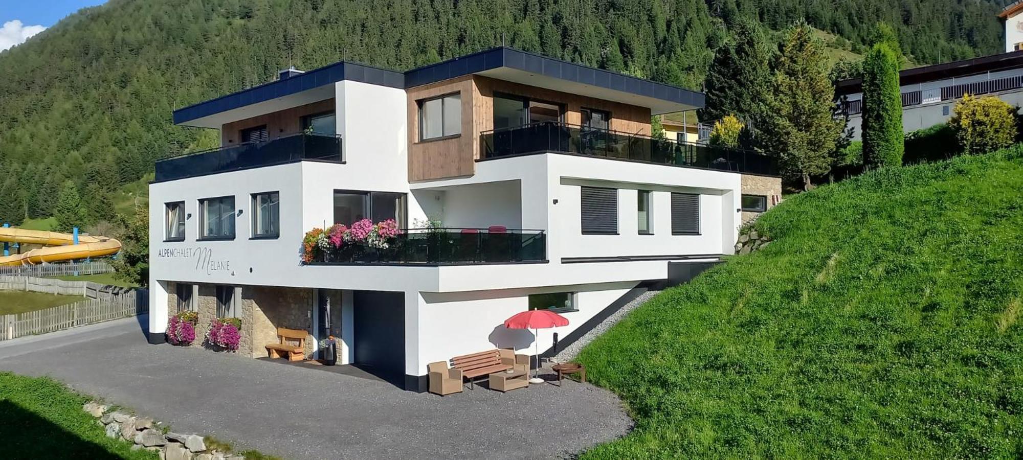 Alpenchalet Melanie Galtür Buitenkant foto